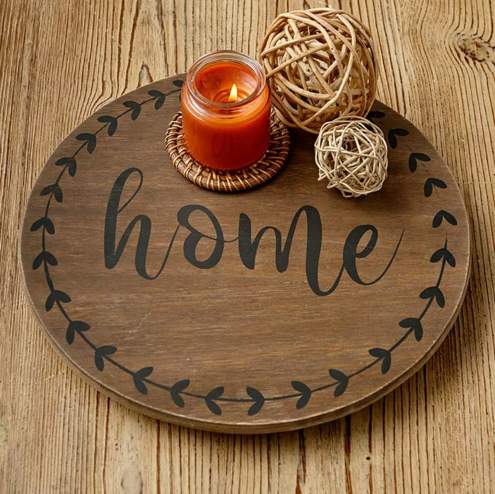 Wood home tray